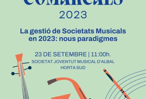 Cartell La gestio de Societats Musicals en 2023 nous paradigmes page 0001