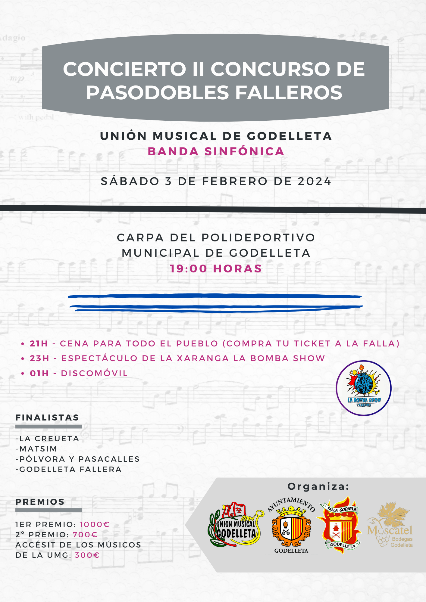 Cartel concurso pasodobles A4