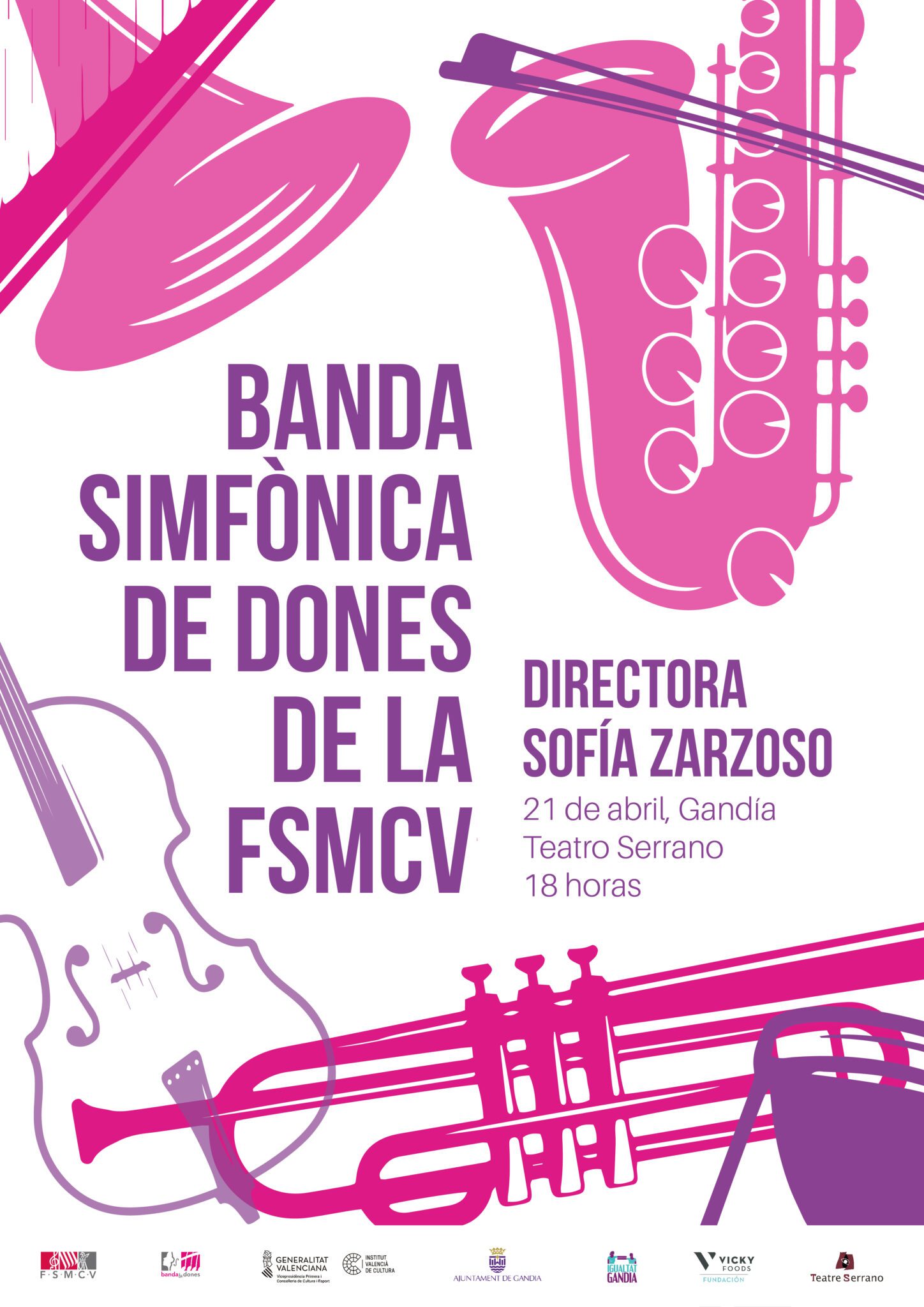 BandaSimfonicaDones Cartel A3 Castellano SinMarcas scaled