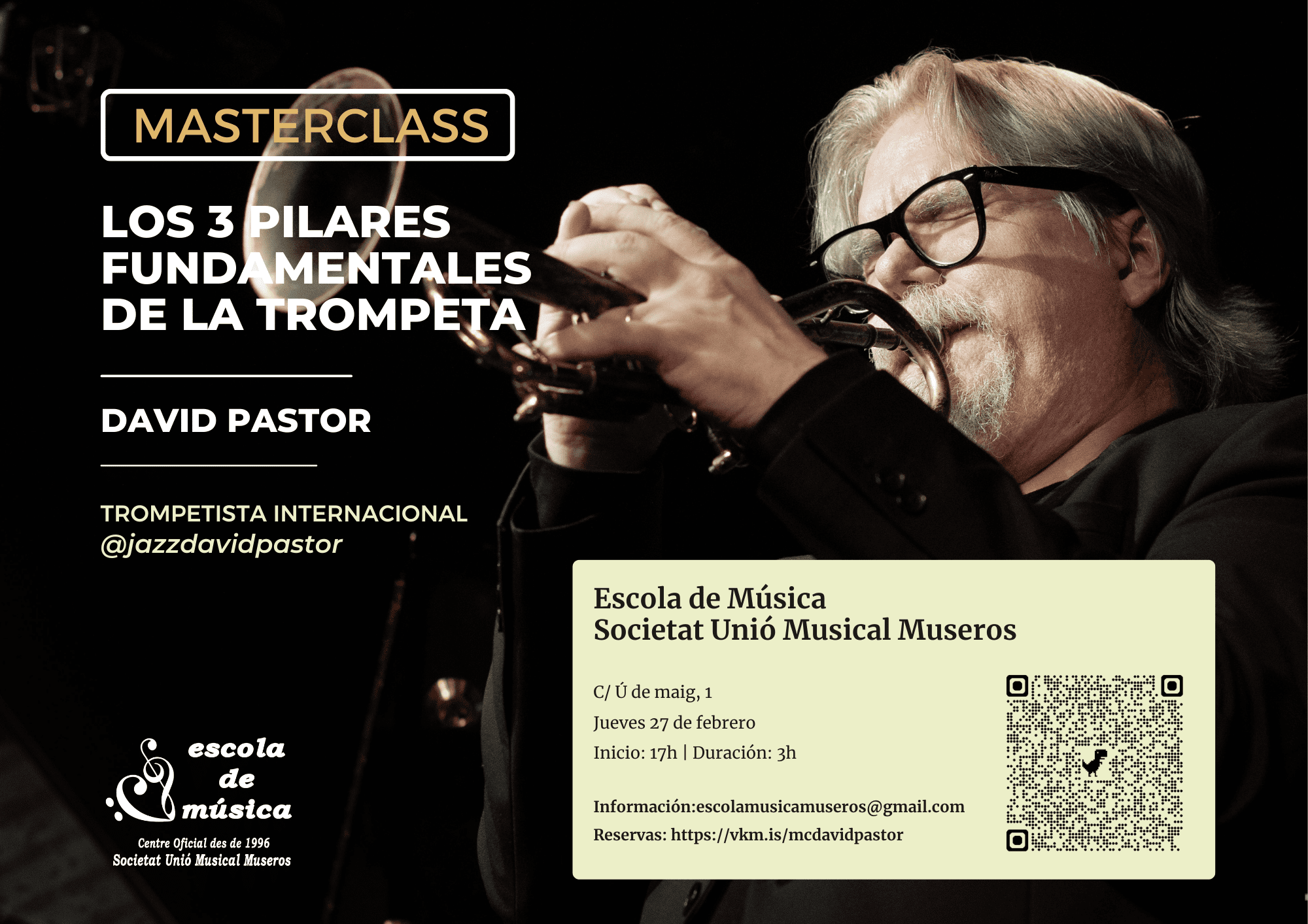 MASTERCLASS Tu historia Poster a doble cara A3 horizontal