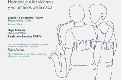 Federació de Societats Musicals de la Comunitat Valenciana 67 CARTEL CONCIERTO HOMENAJE riada