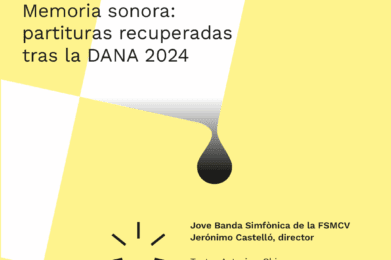 Federació de Societats Musicals de la Comunitat Valenciana 82 utf 8Cartel FSMCV Musica a la Llum 2025