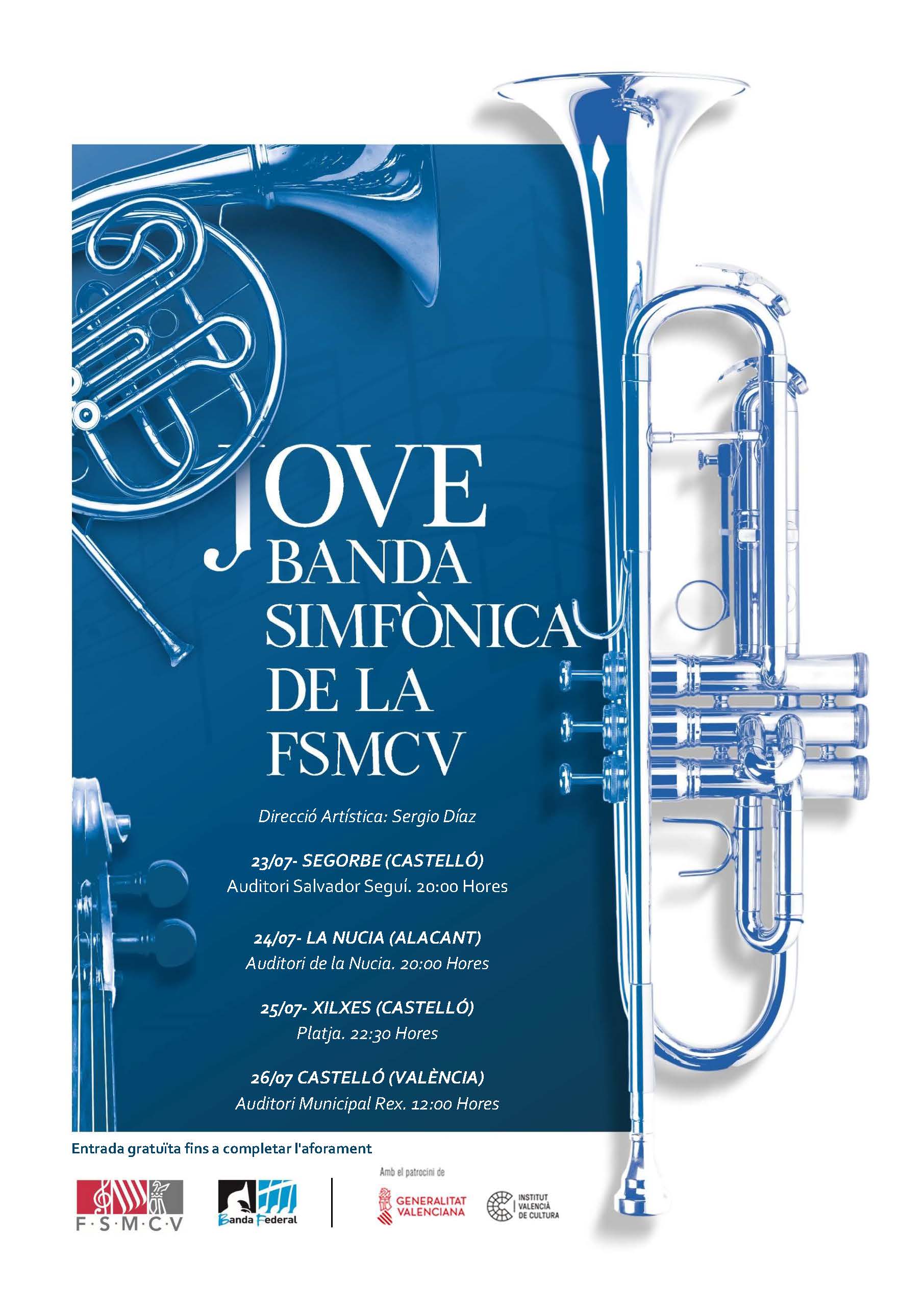 Concert de la Jove Banda Simfònica de la FSMCV 41 VLC Carteleria JBS 26