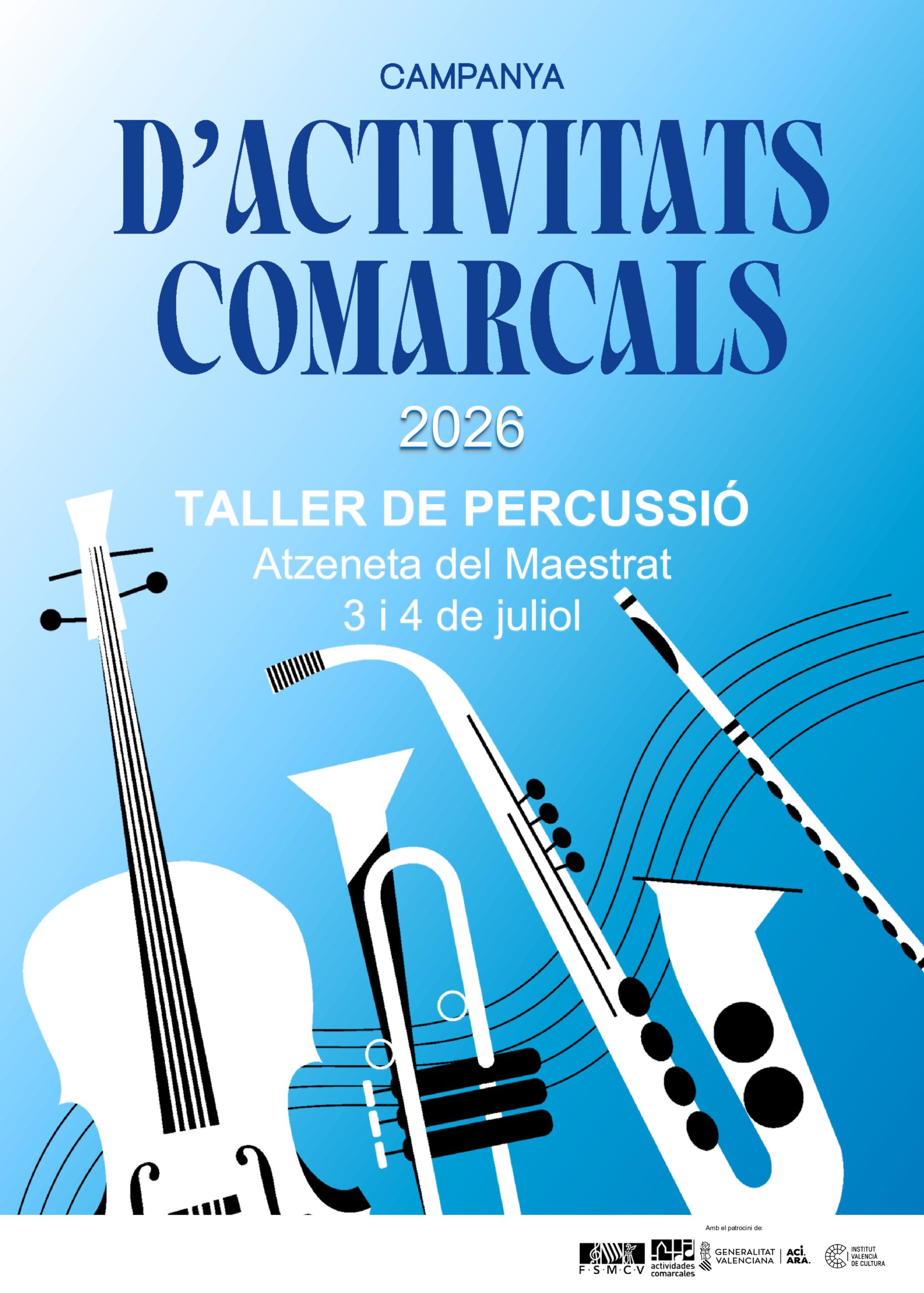 Activitat Comarcal: Taller de Percussió 1 2026 AC Plantilla cartelELS PORTSVAL page 0001 scaled